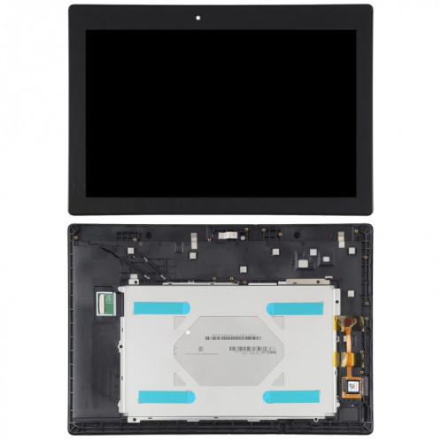 Écran LCD OEM pour Lenovo Tab 2 A10-70 A10-70F A10-70L Assemblage complet du numériseur avec cadre (Noir) SH61BL479-05