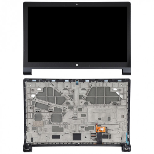 Écran LCD OEM pour Lenovo YOGA Tablet 2 Pro 1371F Digitizer Assemblage complet avec cadre (Noir) SH264B1383-05