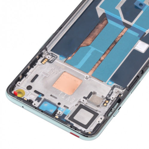 Pour OnePlus Nord 2 5G DN2101 DN2103 Assemblage complet du numériseur avec cadre Écran LCD OEM (Vert) SH5277838-05