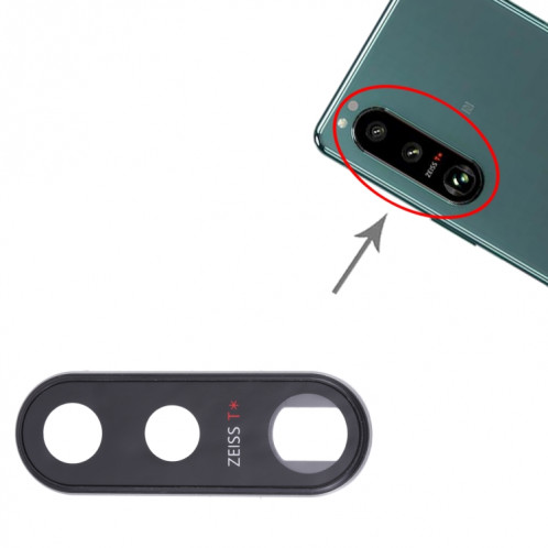 Couvercle d'objectif d'appareil photo d'origine pour Sony Xperia 5 III (argent) SH319S764-04