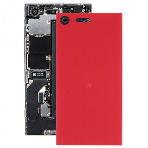 Coque arrière de batterie d'origine avec objectif d'appareil photo pour Sony Xperia XZ Premium (rouge) SH24RL656-05