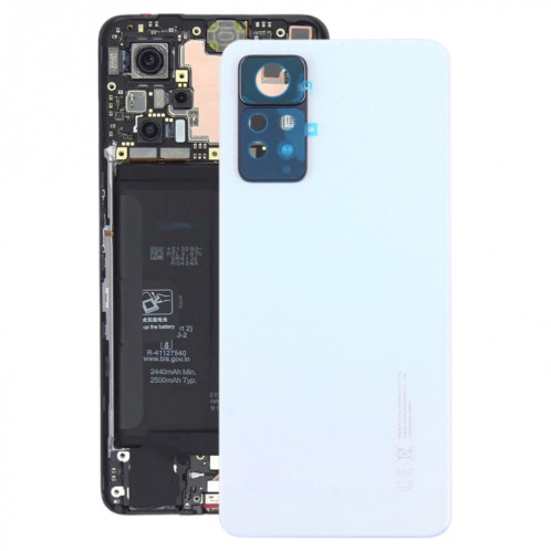 Coque arrière de batterie d'origine pour Xiaomi Redmi Note 11 Pro 4G 2201116TG 2201116TI (Blanc) SH46WL1500-06