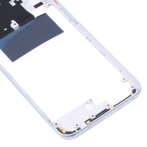 Plaque de lunette de cadre moyen d'origine pour Xiaomi Poco M3 Pro 5G M2103K19PG M2103K19PI (Argent) SH347S1582-06