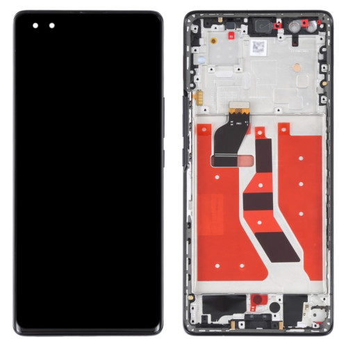 Écran LCD OLED d'origine pour Honor 50 Pro Digitizer Full Assembly avec cadre (noir) SH351B1554-04