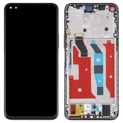 Écran LCD d'origine pour Huawei Nova 8i Digitizer Assemblage complet avec cadre (Noir) SH354B799-05
