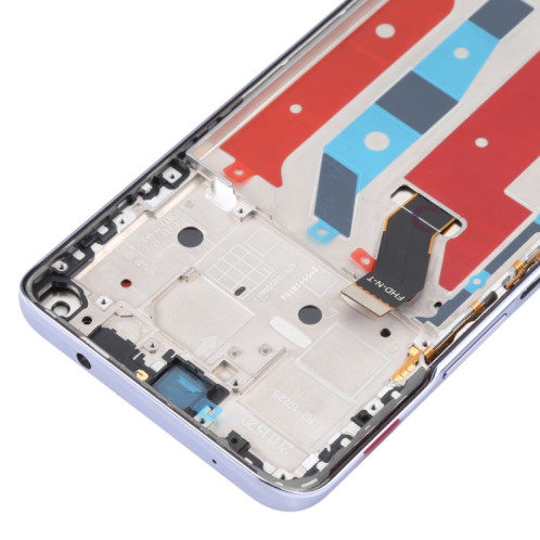 Écran LCD d'origine pour Huawei Nova 8i Digitizer Assemblage complet avec cadre (Violet) SH354P1895-05
