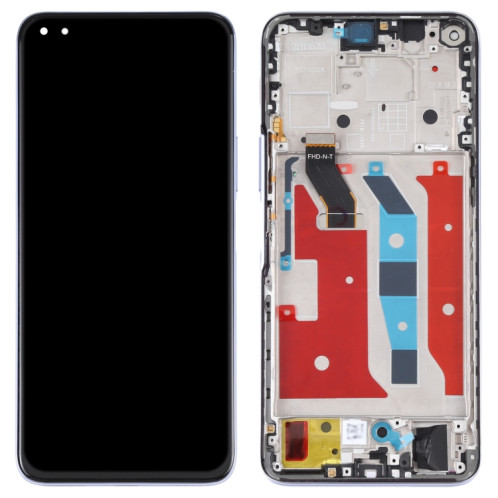 Écran LCD d'origine pour Honor X20 Digitizer Assemblage complet avec cadre (Violet) SH355P733-05