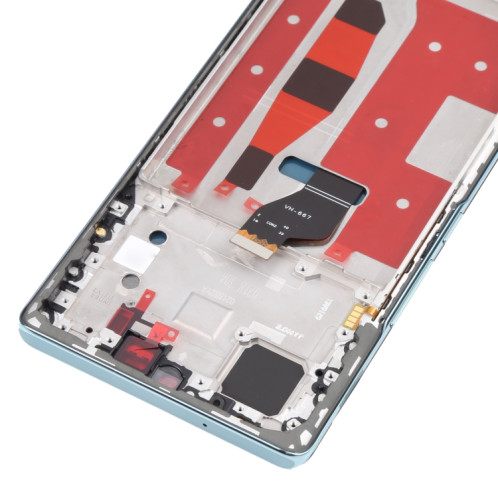 Écran LCD OLED d'origine pour Honor 60 Digitizer Full Assembly avec cadre (vert) SH357G1090-05