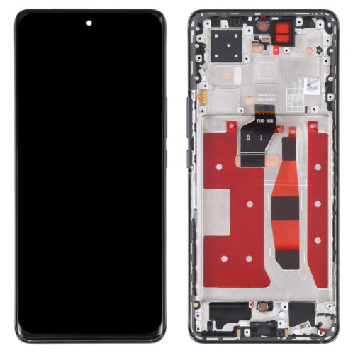 Écran LCD OLED d'origine pour Honor 60 Pro Digitizer Full Assembly avec cadre (noir) SH360B565-05