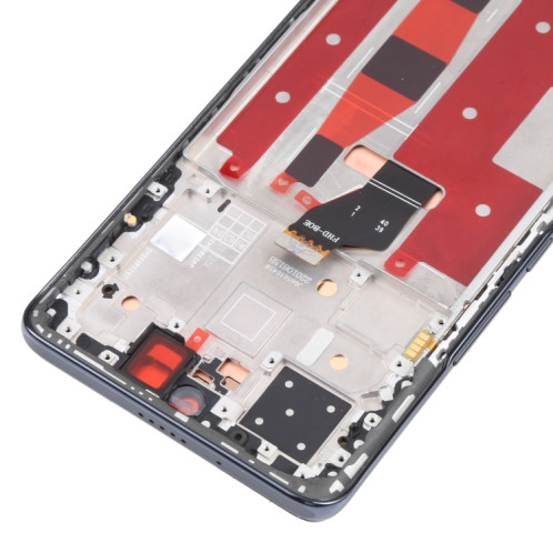 Écran LCD OLED d'origine pour Honor 60 Pro Digitizer Full Assembly avec cadre (noir) SH360B565-05