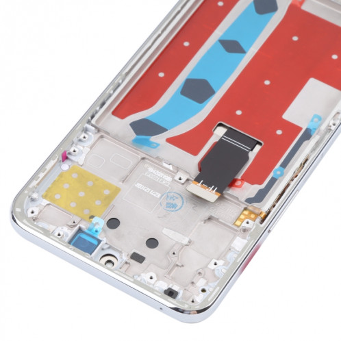 Écran LCD d'origine pour Honor X30i Digitizer Assemblage complet avec cadre (Argent) SH361S1489-05