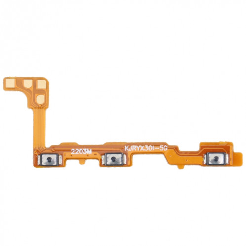 Câble flexible du bouton d'alimentation et du bouton de volume pour Honor X8 / X30i SH53701865-04