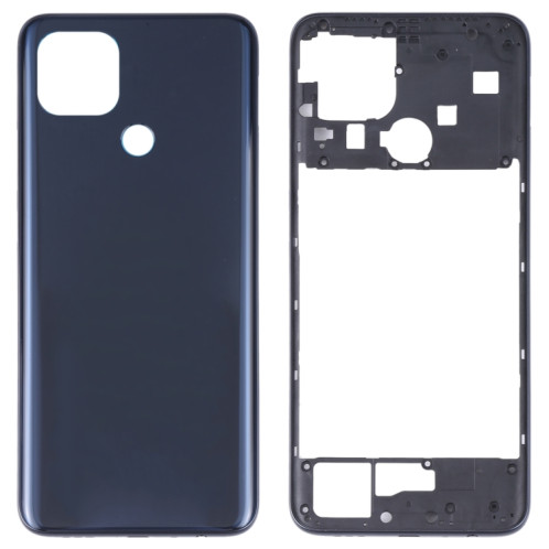 Pour le couvercle arrière de la batterie OPPO A15/A15S/A35 avec cadre central (noir) SH76BL5-07