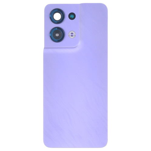 Pour le couvercle arrière de la batterie d'origine OPPO Reno8 avec le couvercle de l'objectif de l'appareil photo (violet) SH81PL1710-05