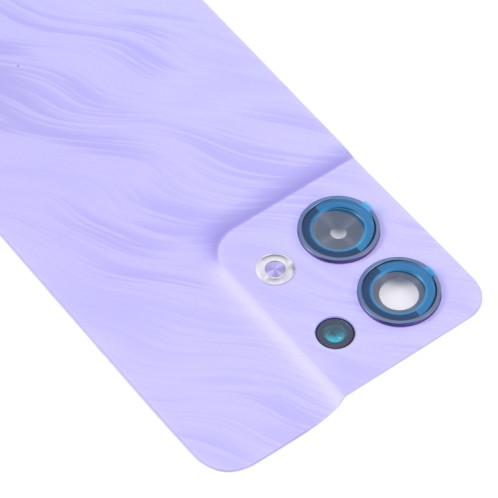 Pour le couvercle arrière de la batterie d'origine OPPO Reno8 avec le couvercle de l'objectif de l'appareil photo (violet) SH81PL1710-05