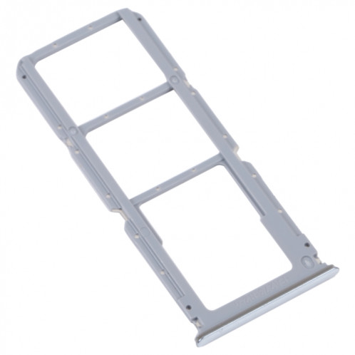 Pour OPPO A95 4G/Reno6 Lite Plateau de carte SIM + Plateau de carte SIM + Plateau de carte Micro SD (Argent) SH386S1807-04