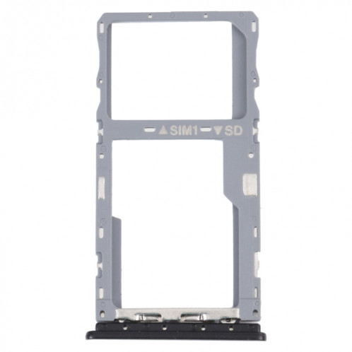 Plateau de carte SIM + plateau de carte Micro SD pour T-Mobile Revvl 4+ 5062 506W 5062Z (noir) SH389B1436-04