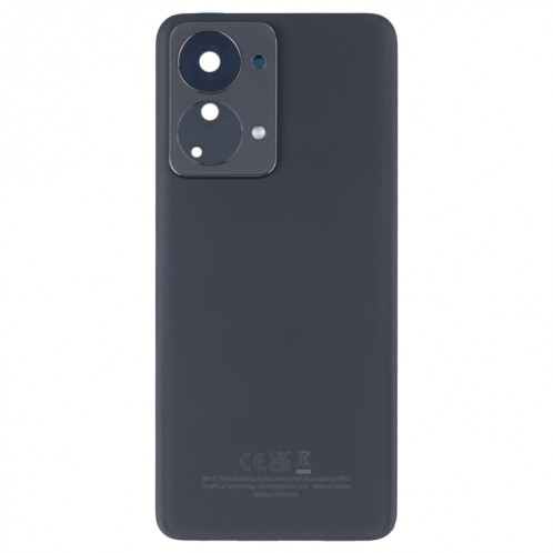 Pour le couvercle arrière de la batterie OnePlus Nord 2T avec objectif d'appareil photo (noir) SH05BL1771-06