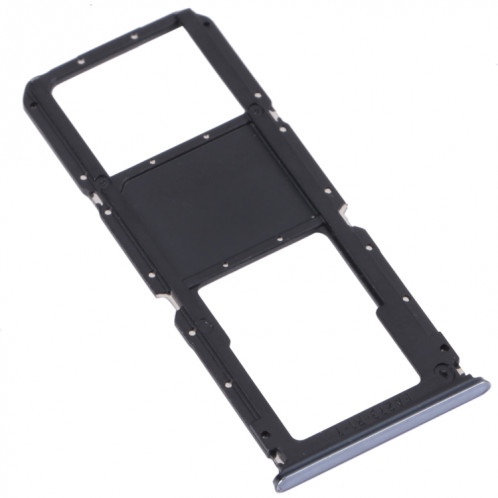 Pour OnePlus Nord N200 5G DE2118 / DE2117 Plateau de carte SIM + Plateau de carte Micro SD (Gris) SH420H612-04