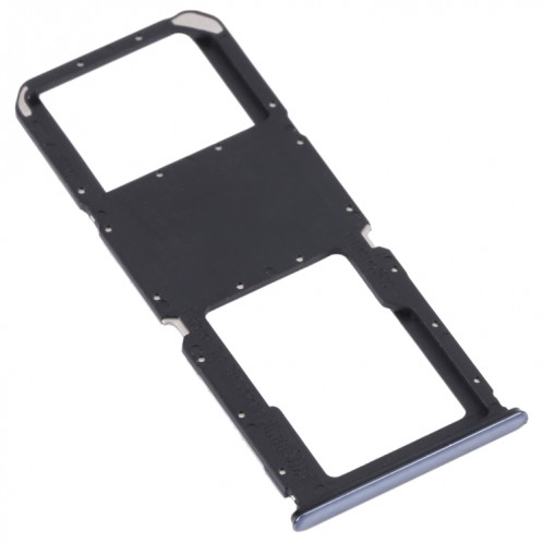 Pour OnePlus Nord N200 5G DE2118 / DE2117 Plateau de carte SIM + Plateau de carte Micro SD (Gris) SH420H612-04
