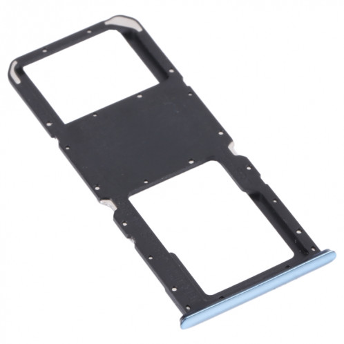 Pour OnePlus Nord N200 5G DE2118 / DE2117 Plateau de carte SIM + Plateau de carte Micro SD (Bleu) SH420L1575-04