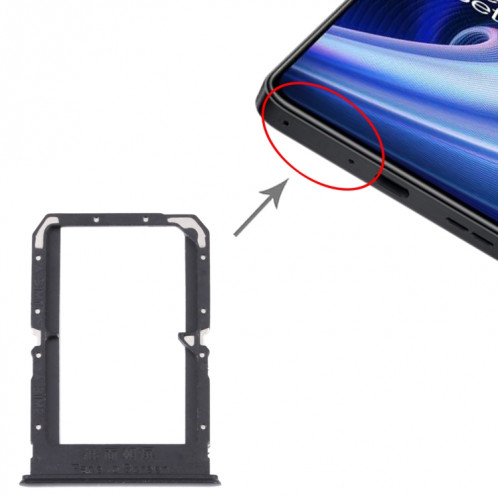 Pour plateau de carte SIM OnePlus Ace Racing + plateau de carte SIM (gris) SH425H1922-04