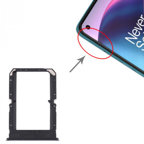 Pour OnePlus Nord CE 5G EB2101 / EB2103 Plateau de carte SIM + Plateau de carte SIM (Argent) SH426S1187-04