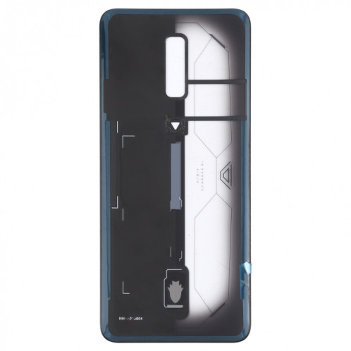 Coque arrière en verre de batterie pour ZTE Nubia Red Magic 6S (noir transparent) SH34BL1368-06