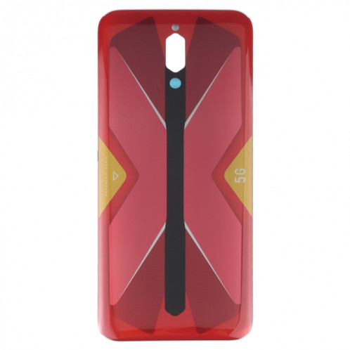 Coque arrière en verre de batterie pour ZTE Nubia Red Magic 5G NX659J (rouge) SH35RL344-06