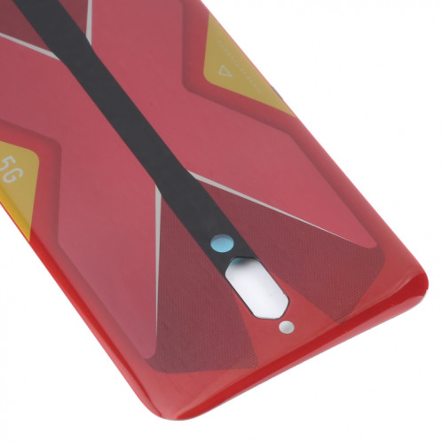 Coque arrière en verre de batterie pour ZTE Nubia Red Magic 5G NX659J (rouge) SH35RL344-06