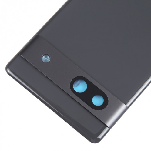 Pour Google Pixel 7A Couvercle arrière de batterie d'origine avec couvercle d'objectif d'appareil photo (noir) SH44BL797-06