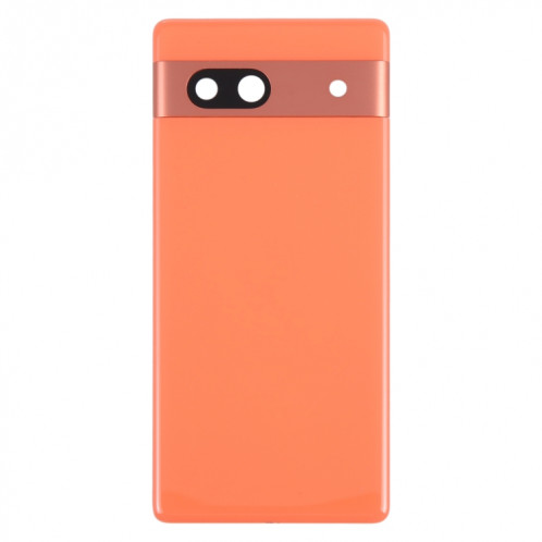 Pour Google Pixel 7A Couvercle arrière de batterie d'origine avec couvercle d'objectif d'appareil photo (Orange) SH44EL541-06