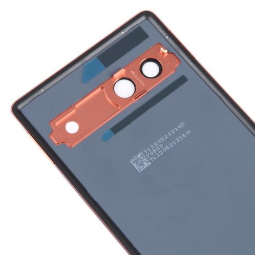 Pour Google Pixel 7A Couvercle arrière de batterie d'origine avec couvercle d'objectif d'appareil photo (Orange) SH44EL541-06