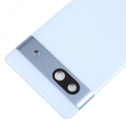 Pour Google Pixel 7A Couvercle arrière de batterie d'origine avec couvercle d'objectif d'appareil photo (bleu) SH44LL1227-06