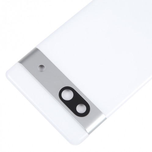 Pour Google Pixel 7A Couvercle arrière de batterie d'origine avec couvercle d'objectif d'appareil photo (blanc) SH44WL1524-06