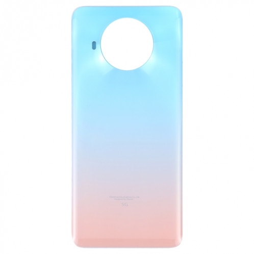 Coque Arrière de Batterie en Verre pour Xiaomi Redmi Note 9 Pro 5G/Mi 10T Lite 5G (Bleu Lac) SH55GL1835-06