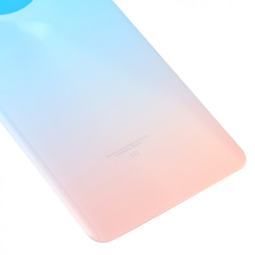 Coque Arrière de Batterie en Verre pour Xiaomi Redmi Note 9 Pro 5G/Mi 10T Lite 5G (Bleu Lac) SH55GL1835-06