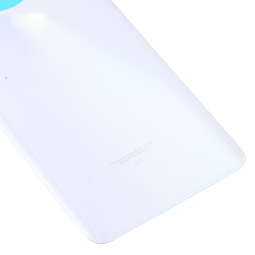 Coque Arrière de Batterie en Verre pour Xiaomi Redmi Note 9 Pro 5G/Mi 10T Lite 5G(Blanc) SH55WL485-06