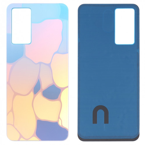 Pour vivo Y75 4G 2022/V23e Couvercle arrière de la batterie en verre (Bleu) SH56LL300-05
