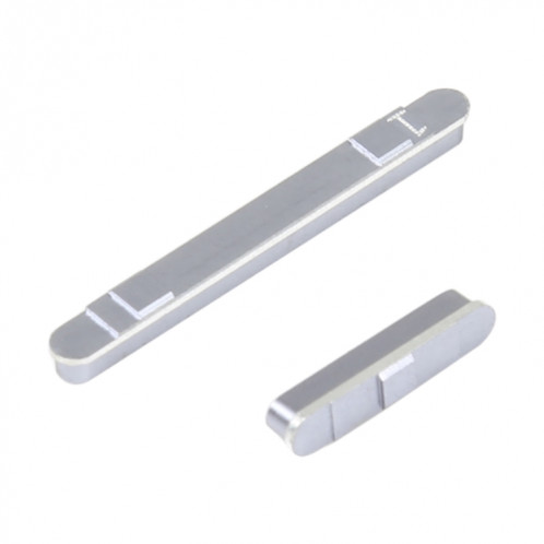 Pour Asus ZenPad Z8s ZT582KL P00J Bouton d'alimentation et bouton de contrôle du volume d'origine (argent) SH501S1004-04