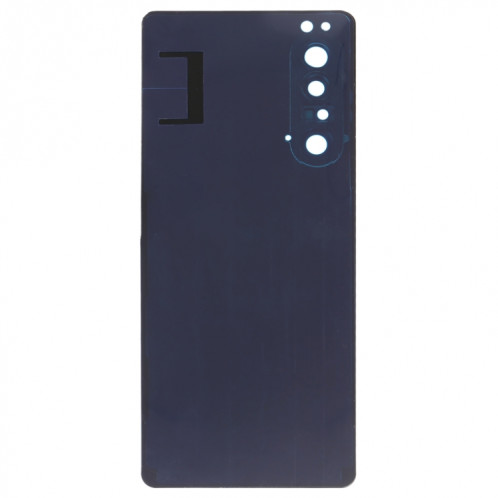 Couvercle arrière de batterie d'origine avec couvercle d'objectif d'appareil photo pour Sony Xperia 1 II (noir) SH34BL1597-05