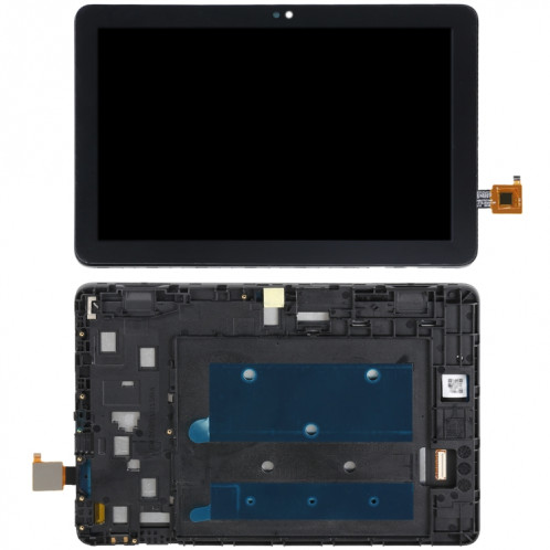 Écran LCD OEM pour Amazon Kindle Fire HD 8 Plus/HD 8 2020/Kids 10th gen Digitizer Assemblage complet avec cadre (Noir) SH540B842-05
