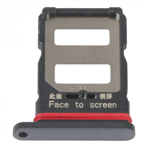 Pour Xiaomi Redmi K50/K50 Pro Plateau de carte SIM + Plateau de carte SIM (Noir) SH547B792-04