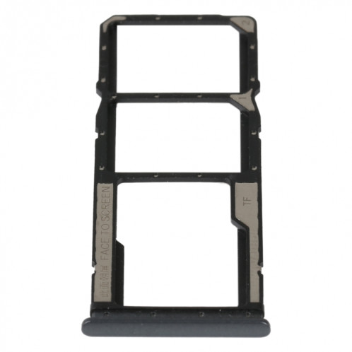 Plateau de carte SIM + plateau de carte SIM + plateau de carte Micro SD pour Xiaomi Redmi 10 5G (noir) SH548B297-04