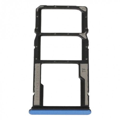 Plateau de carte SIM + plateau de carte SIM + plateau de carte Micro SD pour Xiaomi Redmi Note 11S 5G (bleu) SH549L1595-04