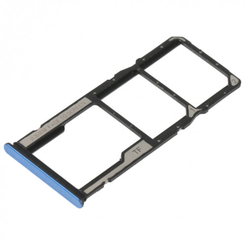 Plateau de carte SIM + plateau de carte SIM + plateau de carte Micro SD pour Xiaomi Redmi Note 11S 5G (bleu) SH549L1595-04