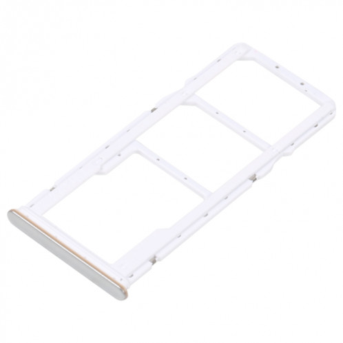 Plateau de carte SIM + plateau de carte SIM + plateau de carte Micro SD pour Xiaomi Redmi Note 11S 5G (argent) SH549S1316-04