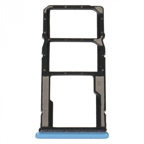 Plateau de carte SIM + plateau de carte SIM + plateau de carte Micro SD pour Xiaomi Redmi 10A (bleu) SH550L68-04