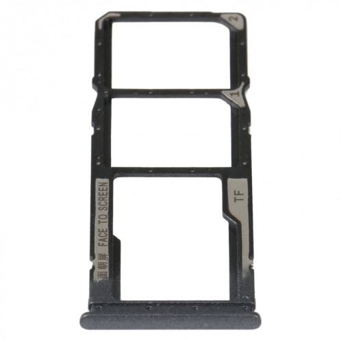 Plateau de carte SIM + plateau de carte SIM + plateau de carte Micro SD pour Xiaomi Redmi 10 Power (noir) SH551B1089-04