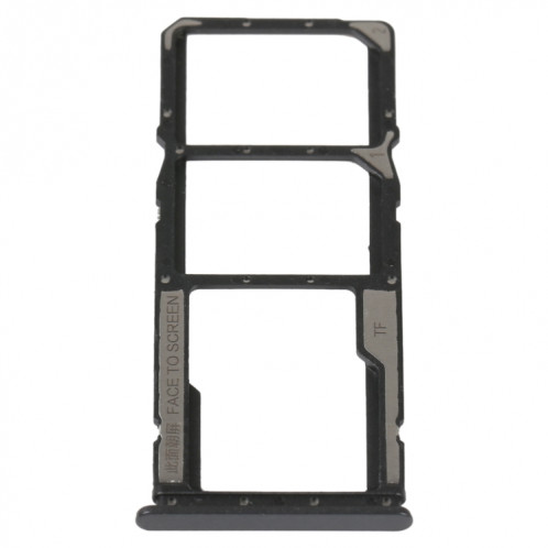 Plateau de carte SIM + plateau de carte SIM + plateau de carte Micro SD pour Xiaomi Poco M4 5G/Poco M4 5G Inde/Redmi Note 11R(Noir) SH553B1677-04